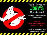 Ghostbusters Birthday Party Invitations Ghostbusters Invitations General Prints