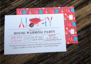 Gift Card Party Invitations House Warming Party Invitations
