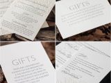 Gift Ideas Made From Wedding Invitations Gift Card Wording and Design Ideas some Inspir and Designs