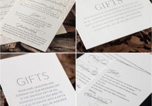 Gift Ideas Made From Wedding Invitations Gift Card Wording and Design Ideas some Inspir and Designs