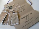 Gift Ideas Made From Wedding Invitations Handmade Rustic Wedding Invitation Ideas