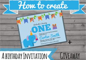 Gimp Birthday Invitation Template How to Create An Invitation the Best Ideas for Kids