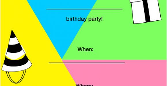 Gimp Birthday Invitation Template Party Invitation