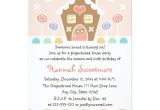 Gingerbread Birthday Invitations Pink Gingerbread House Birthday Party Invitations