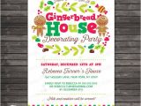 Gingerbread Birthday Party Invitations Gingerbread House Party Invitation Printable Gingerbread