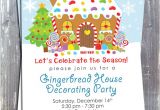 Gingerbread House Decorating Party Invitation Wording Gingerbread House Decoration Party Invitation E File