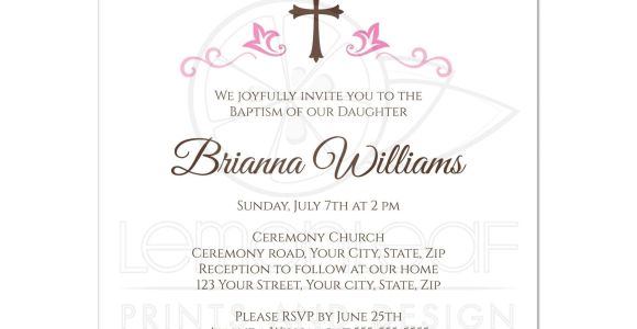Girl Baptism Invitations Free Printable Baby Girl Baptism Invitations Baby Girl Christening