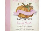 Girl Pumpkin Baby Shower Invitations Little Pumpkin Baby Shower Invitation Girl