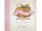 Girl Pumpkin Baby Shower Invitations Little Pumpkin Baby Shower Invitation Girl