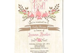 Girl Pumpkin Baby Shower Invitations Pink Pumpkin Baby Shower Invitation for Baby Girl by