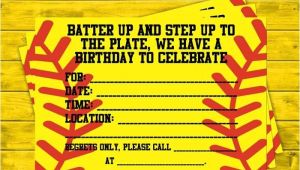 Girl softball Birthday Invitations 1000 Ideas About softball Birthday Cakes On Pinterest