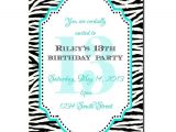 Girls 13th Birthday Party Invitations 13th Birthday Party Invitation Girl Birthday Invitation