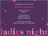 Girls Night Party Invitation Wording Ladies Night Bachelorette Party Invitation Wedding Ideas