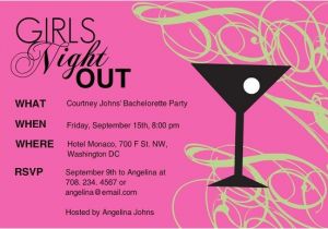 Girls Night Party Invitation Wording Ladies Party Invitation Wording Girls Night L Party