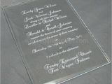 Glass Wedding Invitation Cards Etched Glass Nameplates Etched Glass Signs Blocks Plaques