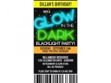 Glow Stick Party Invitations Glow Sticks Invites 51 Glow Sticks Invitation Templates