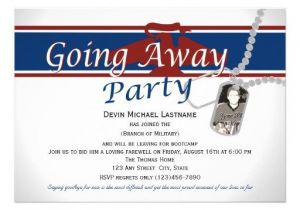 Going Away Party Invitation Sample Military Going Away Party Invitation Wording