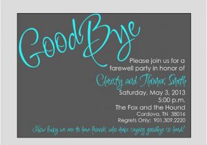 Going Away Party Invitation Template Free Farewell Bon Voyage Going Away Invitation Printable