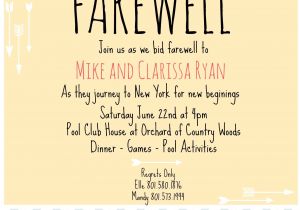 Going Away Party Invitation Wording Farewell Invite Picmonkey Creations