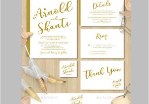 Gold Wedding Invitation Kit by Celebrate It Template 14 Gold Wedding Invitation Templates Psd Ai Free
