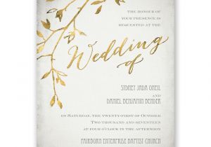 Gold Wedding Invitation Kit by Celebrate It Template Leaves Of Gold Invitation Invitations by Dawn