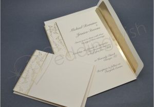 Gold Wedding Invitation Kits Wedding Wilton Royal Lining Gold Wedding Invitation Kits X