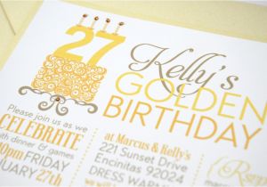 Golden Birthday Invitations Kids Golden Birthday Invitations Golden Birthday Invitations by