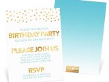 Golden Birthday Invitations Kids Golden Birthday Party Invitations Pear Tree