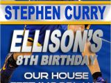 Golden State Warriors Birthday Invitations Golden State Warriors Birthday Party Invitation by