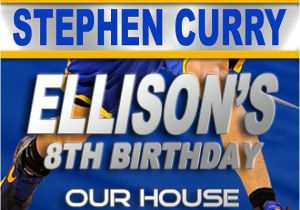 Golden State Warriors Birthday Invitations Golden State Warriors Birthday Party Invitation by