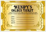 Golden Ticket Birthday Invitation Template Chocolate Factory Golden Ticket Digital File Printable