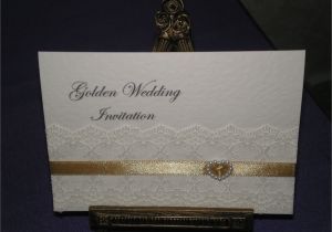 Golden Wedding Invitation Template Golden Wedding Anniversary Invitation Golden Wedding