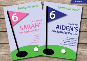 Golf themed Party Invitations Golf Invitation Printable Golf Party Invitation Golf Birthday