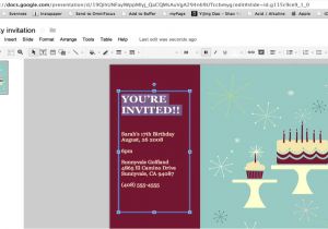Google Doc Party Invitation Template How to Create A Party Invitation In Google Documents