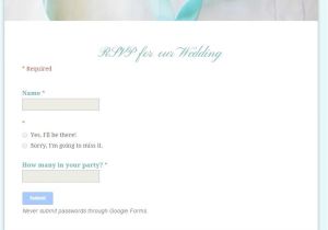 Google Docs Wedding Invitation Template How to Use Google Docs to Create An Online Wedding Rsvp