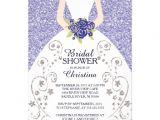 Gorgeous Bridal Shower Invitations Beautiful Bride Glitter Bridal Shower Invitation