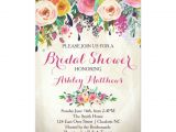 Gorgeous Bridal Shower Invitations Beautiful Floral Bridal Shower Invitation Baby Card