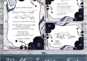 Goth Wedding Invitations Printable Steampunk Wedding Invitations