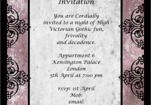 Gothic Party Invitations Gothic Dinner Party Chic Party Ideas