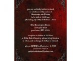 Gothic Party Invitations Personalized Gothic Birthday Invitations