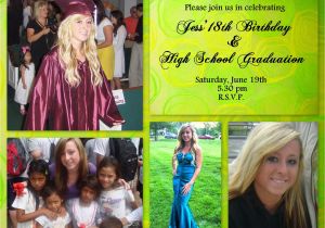 Graduation and 18th Birthday Party Invitations and the Invitation We Sent Out