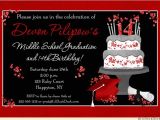 Graduation and 18th Birthday Party Invitations Celebration Cake Graduation Card Cap Invitation Diploma