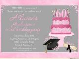 Graduation and Birthday Party Invitations Celebration Cake Graduation Card Cap Invitation Diploma
