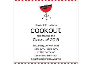Graduation Cookout Invitations Cookout Grill Graduation Invitations Paperstyle