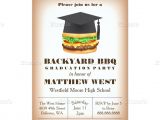 Graduation Cookout Invitations Graduation Backyard Barbecue Bbq Party Cookout 5×7 Paper