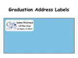 Graduation Invitation Address Labels 30 2017 Grad Address Labels Personalized Announcements