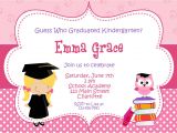 Graduation Invitation Cards for Kindergarten Kindergarten Graduation Invitation Graduation Preschool