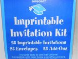 Graduation Invitation Kits Amscan Graduation Party Imprintable Invitation Kit