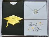 Graduation Invitation Kits Graduation Cap Deluxe Invitation Kit Gold Foil Set 24 49666