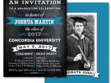 Graduation Invitation Postcards Chalkboard Photo Graduation Announcement Di 6223fc
